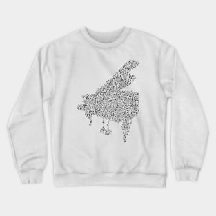 Musical note Piano Crewneck Sweatshirt